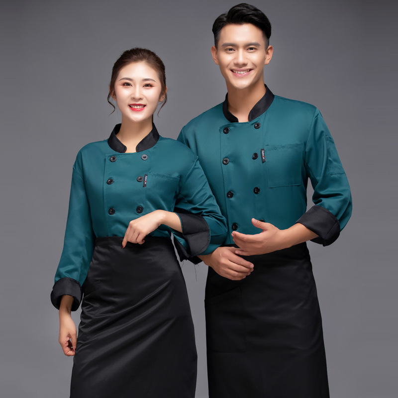 high quanlity low price chef jacket work uniform hotpot restaurant