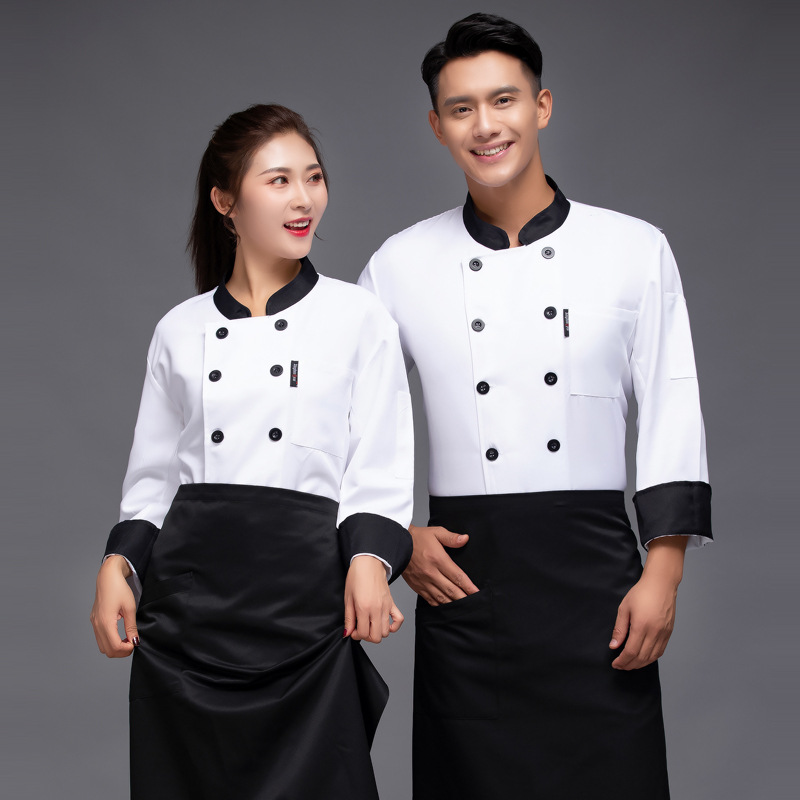 high quanlity low price chef jacket work uniform hotpot restaurant
