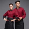 high quanlity low price chef jacket work uniform hotpot restaurant Color Color 1