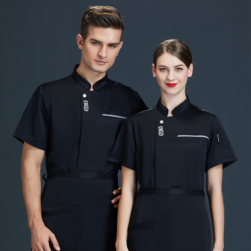 chinese element mesh thin jacket for chef