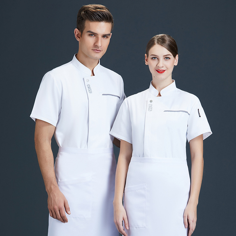 chinese element mesh thin jacket for chef