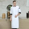 long sleeve invisual button chef jacket chef working wear