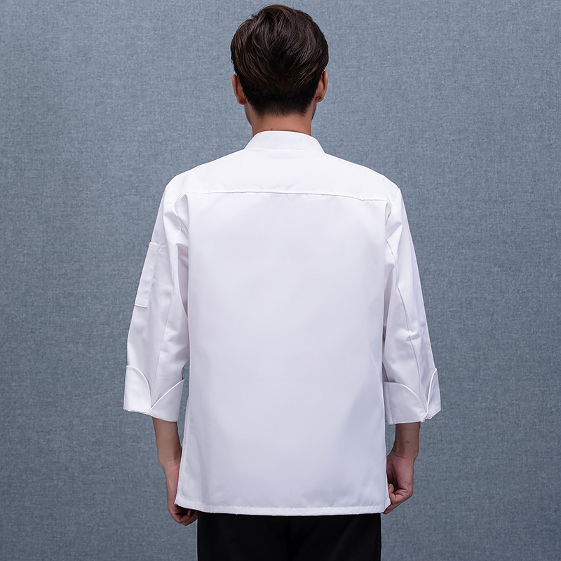 high quality button less women men unisex deign chef jacket