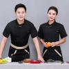 short sleeve bread house chef jacket work wear chef coat Color Color 3