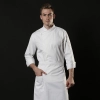 2022 fashion upgrade chef master uniform working jacket  Color White