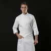 2025 fashion upgrade chef master uniform working jacket  Color White