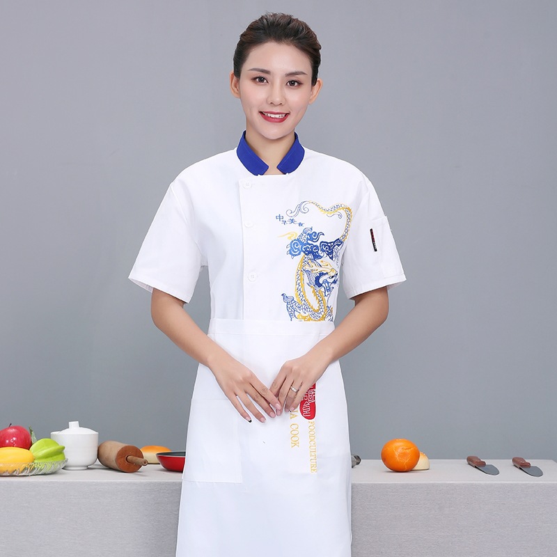 Chinese food restaurant dragon chef jacket
