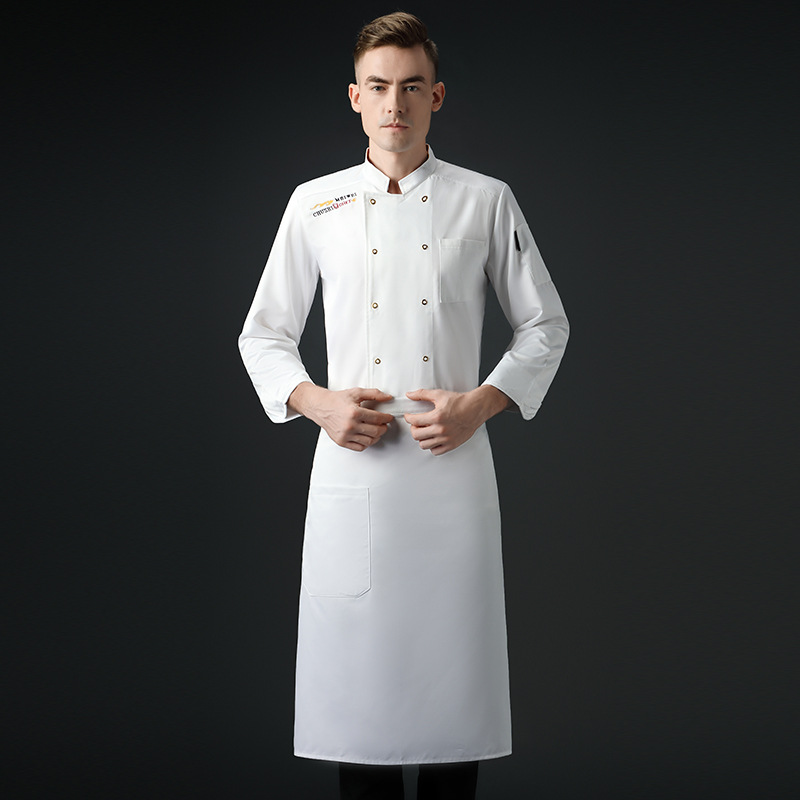 Chinese restaurant chef jacket work uniform long sleeve