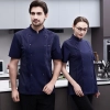 double brested women men chef jacket work uniform factory wholesale Color Color 2
