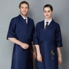 Japaneset style sushi restaurant chef blouse jacket uniform Color Navy Blue