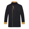 2022 Chinese style food restaurant chef cook jacket Color Black