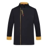 2025 Chinese style food restaurant chef cook jacket Color Black