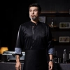 bread store staff uniform chef jacket Color Black