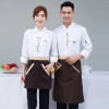 2022 embroidery bread house baker work uniform jacket Color White