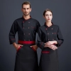 Russian restaurant chef blouse chef jacket work uniform Color Color 2