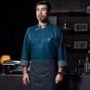 contrast collar upgrade chef jacket chef uniform