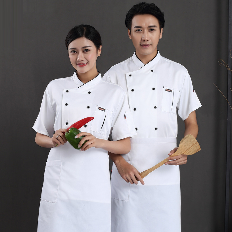 summer design thin chef jacket chef blouse discount