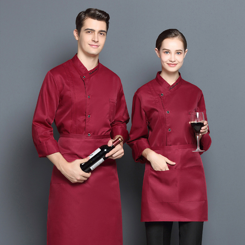 upgrade fabric long sleeve chef uniform jacket