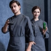 American hot sale chef uniform supplier discount chef jacket Color Navy Blue