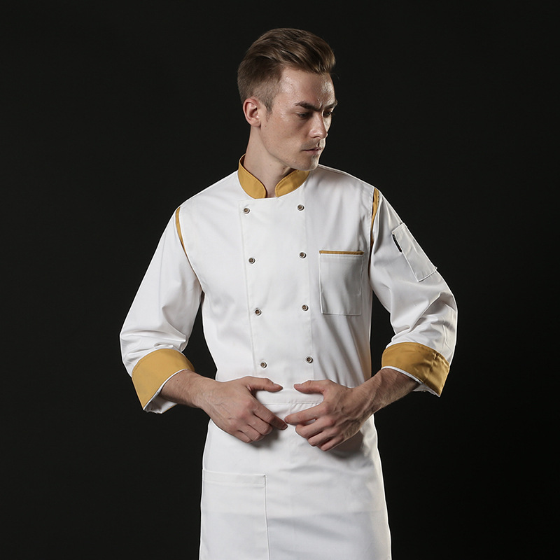 Europe style high quality chef jacket restaurant chef uniform