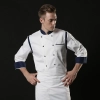 Europe style high quality chef jacket restaurant chef uniform Color Color 2
