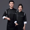 fashion upgrade patwork chef coat chef uniform wholesale  Color Color 3