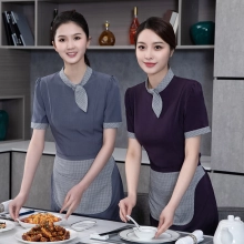 Korea style suchi restaurant women dress work wear uniform