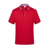 short sleeve company work group tshirt customization logo polo shirt Color red tshirt