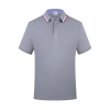 short sleeve company work group tshirt customization logo polo shirt Color grey tshirt