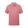 short sleeve company work group tshirt customization logo polo shirt Color pink tshirt