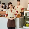 2025 tshirt milk tea store staff work tshirt uniform women men design Color Color 2