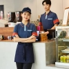 2022 tshirt milk tea store staff work tshirt uniform women men design