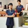 2025 tshirt milk tea store staff work tshirt uniform women men design Color Color 3