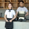 summer high quality restaurant bar waiter shirt waitress uniform Color Color 2
