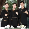 autumn waiter design tea house steward waiter staff uniform work wear