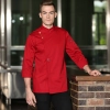 Europe fashion long sleeve chef jacket bread house baker uniform