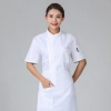 simple cheap white chef jacket chef workwear  Color White