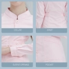 stand collar long sleeve medial care center hostpital pink nurse jacket coat
