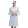 2023 notch lapel long sleeve nurse coat hostpital staff uniform Color White