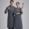 Asian deisgn high quality cheap chef coat chef jacket Color Grey