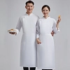 Asian deisgn high quality cheap chef coat chef jacket Color White