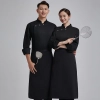 Asian deisgn high quality cheap chef coat chef jacket Color Black