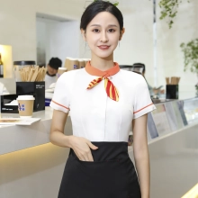 Singapore style restaurant food store blouse shirt uniform 