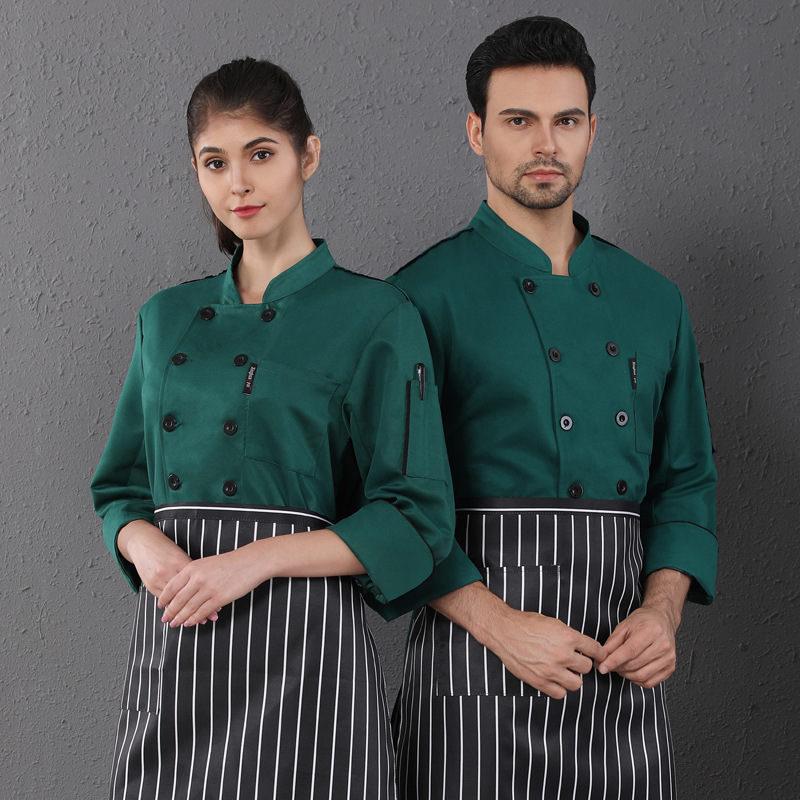 long sleeve breathable chef blouse chef working jacket uniform
