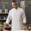 double breasted cold drink shop staff uniform restaurant chef coat jacket