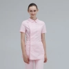 pink side opening lovely peter pan collar women nurse coat nurse uniform Color Pink
