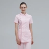 pink side opening lovely peter pan collar women nurse coat nurse uniform