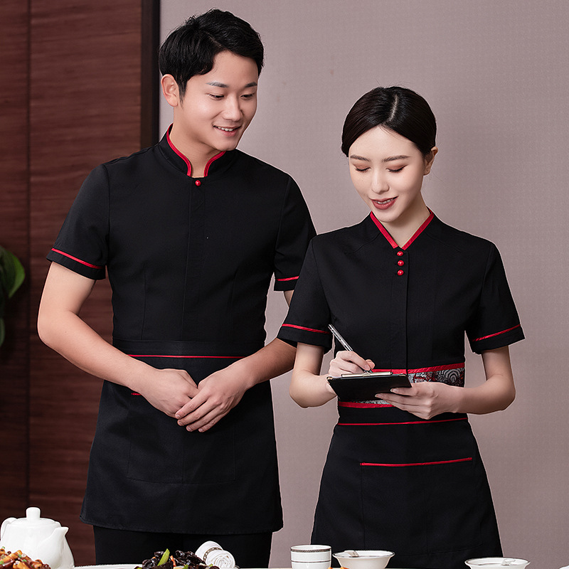 restaurant dinning serive staff workwear uniform shirt blouse
