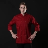 2022 double breasted winter autumn chef jacket chef workwear Color Red