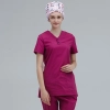 V-collar good fabric Hospital men nurse doctor scrub suits jacket + pant